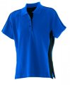 Finden & Hales Women's sports polo Royal/ Black