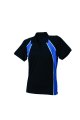 Finden & Hales Women's jersey team polo Navy/ Royal/ White