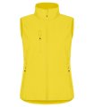 Dames Softshell Bodywarmer Clique Classic 0200916 Lemon