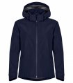 Dames Softshell Jas Clique Classic 0200924 Dark Navy