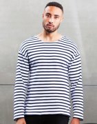 Heren T-shirt lange Mouw Breton Mantis M136