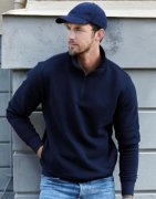 Heren Sweater Half Zip Tee Jays 5438