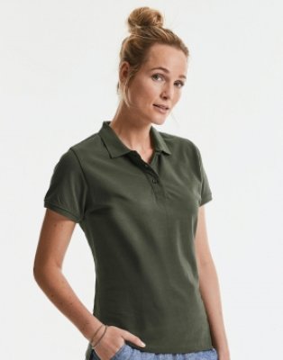 Dames Poloshirt Organisch Russell R-508F-0 