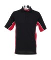 Heren Poloshirt Track Kustom Kit KK475 navy-rood-wit