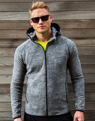 Heren Hoodie Fleece Vest Spiro S245M