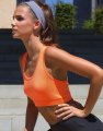 Dames Sportshirt Spiro Crop Top Softex Strech S282F