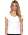 Dames T-shirt Nakedshirt Helen Cap Sleeve