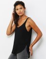 Dames Tanktop Flowy Side Slit Bella 8802