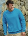 Heren raglan Sweater Fruit of the Loom Lightweight