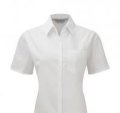 Dames blouse korte mouw Poplin Russell R-935F-0 