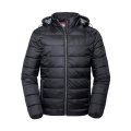 Heren Jas Hooded Nano R-440M-0 zwart