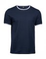 Ringer Tee Navy/White