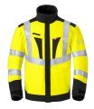 Havep softshell werkjas Mult Shield 50250 fluo geel-dark navy