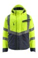 MASCOT Winterjas Hasting 15535-231 hi-vis geel-donkermarine