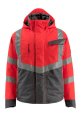 MASCOT Winterjas Hasting 15535-231 hi-vis rood-donkerantraciet