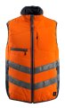 MASCOT® SAFE SUPREME Winterbodywarmers; Thermobodywarmers; Hi-vis vesten; Werkvesten; Vesten; Winterkleding; Thermokleding; Hi-Vis werkkleding hi-vis oranje/donkermarine