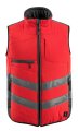 MASCOT® SAFE SUPREME Winterbodywarmers; Thermobodywarmers; Hi-vis vesten; Werkvesten; Vesten; Winterkleding; Thermokleding; Hi-Vis werkkleding hi-vis rood/donkerantraciet