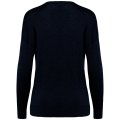 Ecologische damestrui met V-hals van lyocell Navy Blue