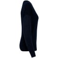 Ecologische damestrui met V-hals van lyocell Navy Blue