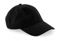 Low Profile 6 Panel Dad Cap Zwart