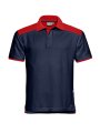 Heren Polo SANTINO Tivoli 1013210 Real Navy/Rood