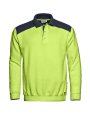 SANTINO Polosweater Tesla Lime/Real Navy