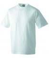 Heren T-shirt James & Nicholson Workwear-T JN800 Wit