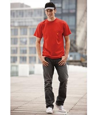 T-shirt James & Nicholson Men's Round-T Pocket JN920