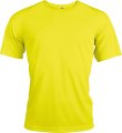 Heren Sportshirt Proact PA438 Fluoriserend Geel