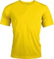 Heren Sportshirt Proact PA438 Puur Geel