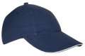 Caps, KIDS Brushed Promo Cap donkergroen-naturel