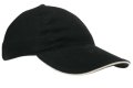 Caps, KIDS Brushed Promo Cap zwart-naturel