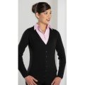 Dames vest V neck Cardigan Russell 715F