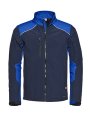 Heren Softshell Jas Santino Tour real navy-royal blue