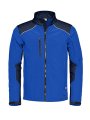 Heren Softshell Jas Santino Tour royal blue-real navy