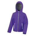 Softshell Jassen Kinder Hooded Result R224J purple