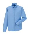 Overhemd Long Sleeve Classic Twill Shirt Russell 916M blue