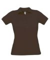 Polo Safran Ladies Polo B&C Safran Pure Women brown