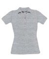 Polo Safran Ladies Polo B&C Safran Pure Women heather grey