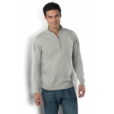 Heren Pullover met ritskraag Kariban K970