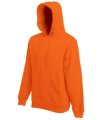 Heren Hoodie Classic Fruit of the Loom oranje