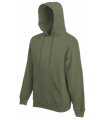 Heren Hoodie Classic Fruit of the Loom classic olive