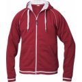 Heren Hoodie met rits Clique Gerry 021051 red