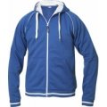 Heren Hoodie met rits Clique Gerry 021051 royal blue