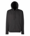 Hooded sweater Zip Sweatshirt Fruit of the Loom 62-034-0 charcoal