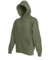 Hooded sweater Zip Sweatshirt Fruit of the Loom 62-034-0 classic olive