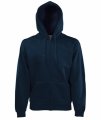 Hooded sweaters Fruit of the loom Full zip navy