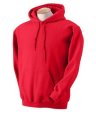 Heren Hoodie DryBlend Gildan 12500 rood