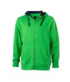 Hooded Sweaters Lifestyle JN963 groen-navy