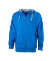 Hooded Sweaters Lifestyle JN963 kobalt-grijs